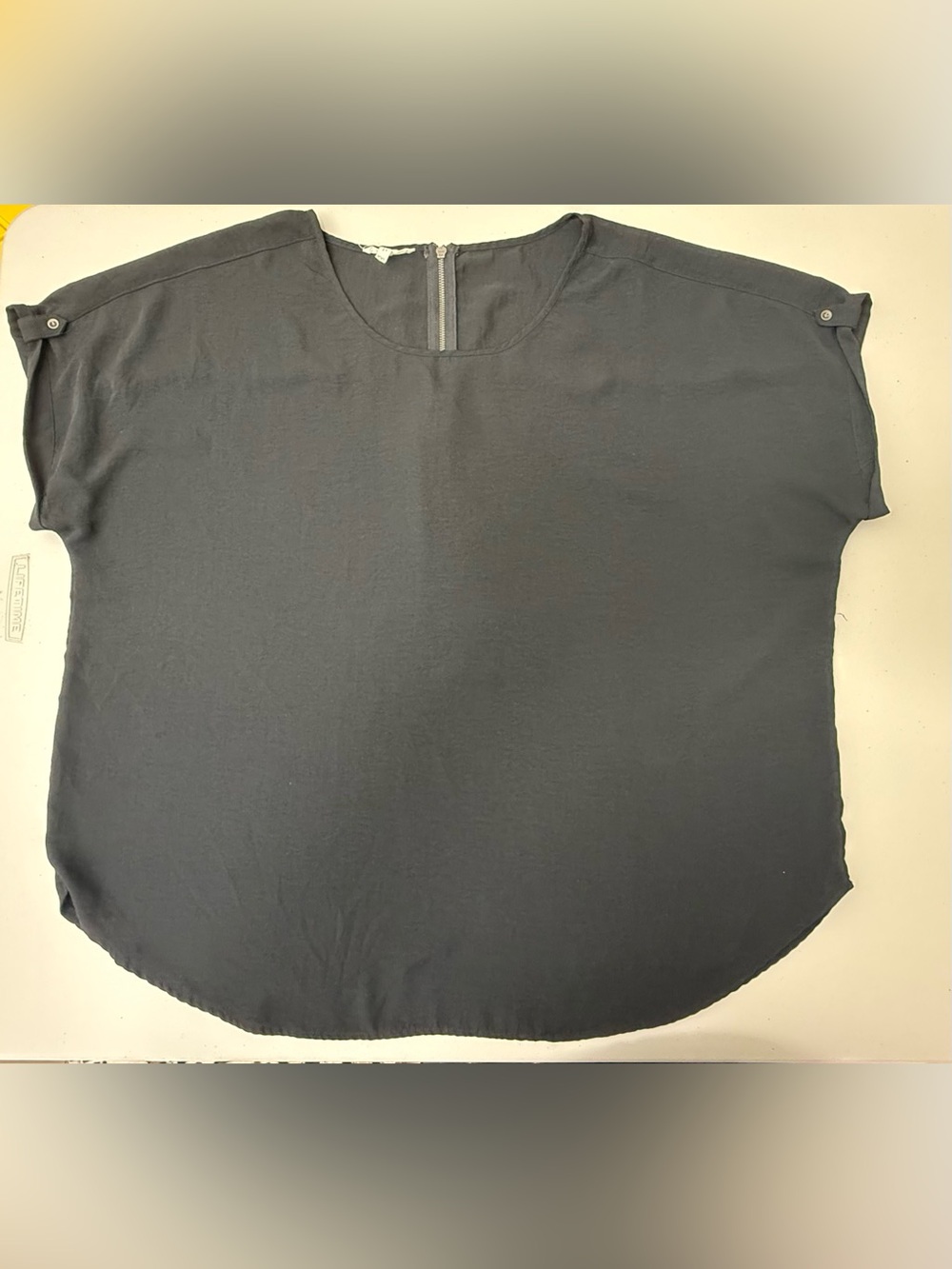 Maurices Men's Short Sleeve Crew Neck Shirt in Dark Gray